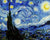 Pintar por números - Noche estrellada de Van Gogh