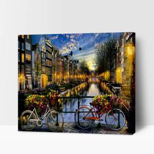 Pintar por números - Calle de Amsterdam