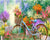 Pintar por números - Bicicleta con flores