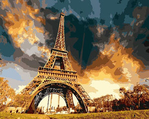 Pintar por n&uacute;meros - Torre Eiffel Pinta un cuadro 
