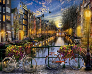 Pintar por n&uacute;meros - Calle de Amsterdam Pinta un cuadro 